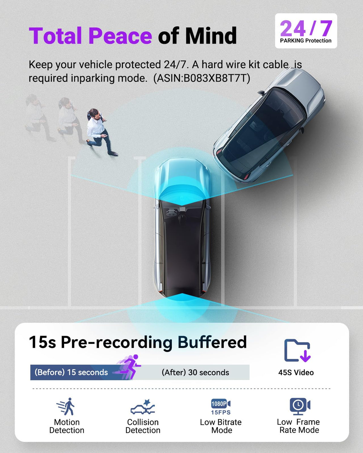 Vantrue S1 Pro Max PlatePix tech sharpens license plate clarity in low light
