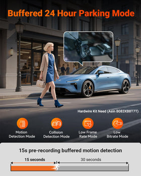 Vantrue S1 Pro voice control and emergency button for hands-free control