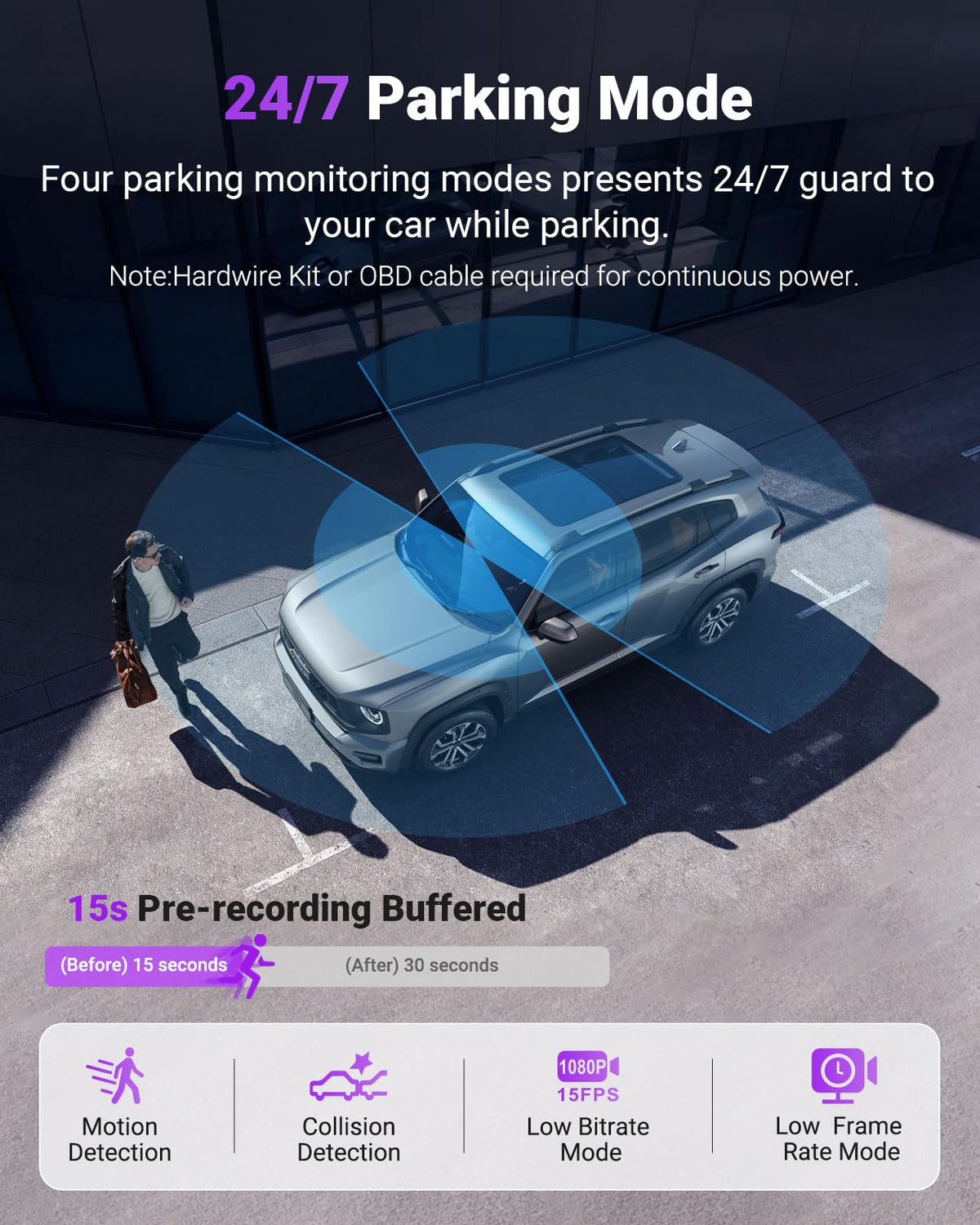 Vantrue S1 Pro voice control keeps hands on the wheel.