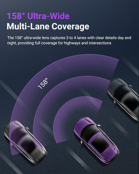 Vantrue S1 Pro WiFi and GPS for quick data access and location tagging