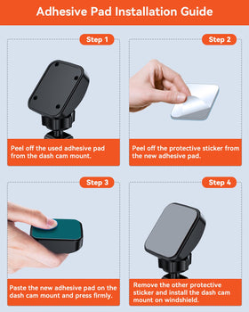 Vantrue ultra-stick adhesion promoters boost dash cam stability on rough roads