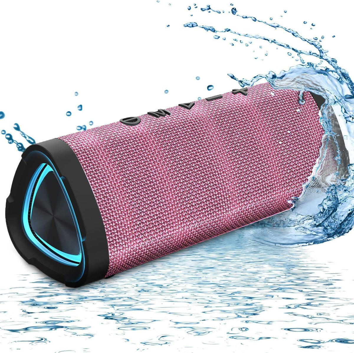 Vanzon V40 front view showing pink housing and speaker benefit clear sound