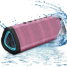 Vanzon V40 front view showing pink housing and speaker benefit clear sound