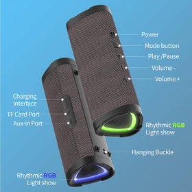 Vanzon V40 outdoors usage highlights IPX7 protection on the go.