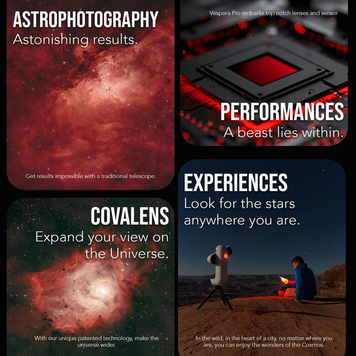Vaonis Vespera Pro app Expert Mode enables advanced control for seasoned observers.