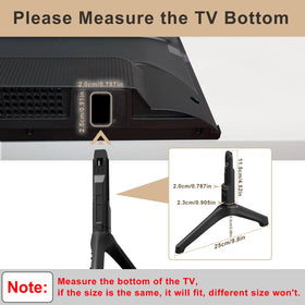 Varghesyla 4mm anti-slip pad keeps the TV stable