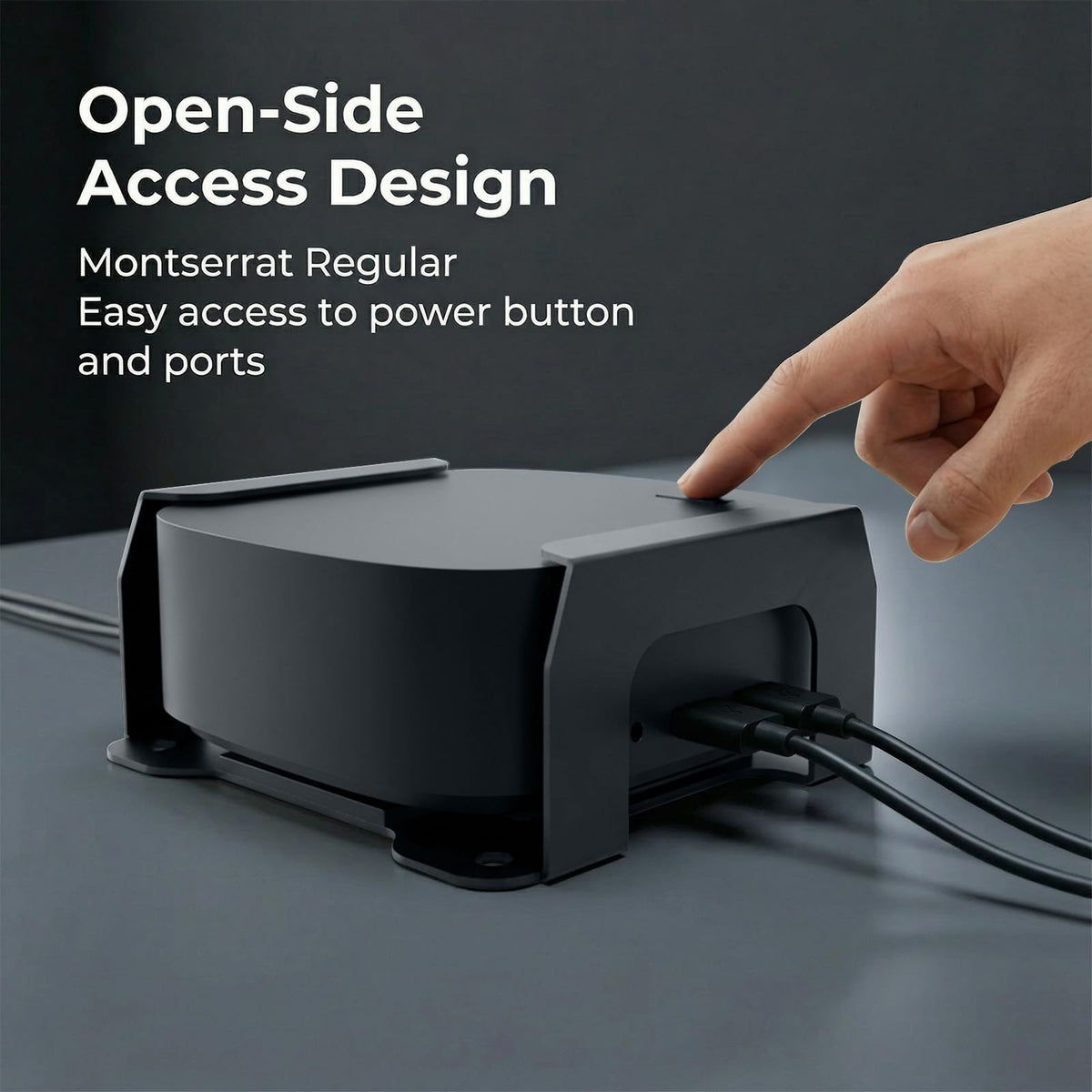 Varghesyla anti-scratch-pads protect your dock during placement.