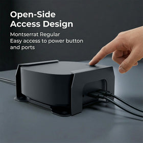 Varghesyla anti-scratch-pads protect your dock during placement.
