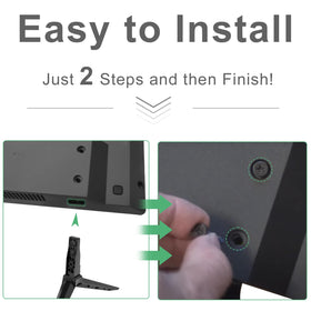 Varghesyla installed on Vizio 43" TV providing stable, low-profile support