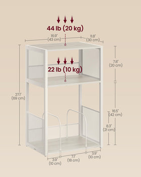 VASAGLE dense mesh side detail showing secure containment benefit