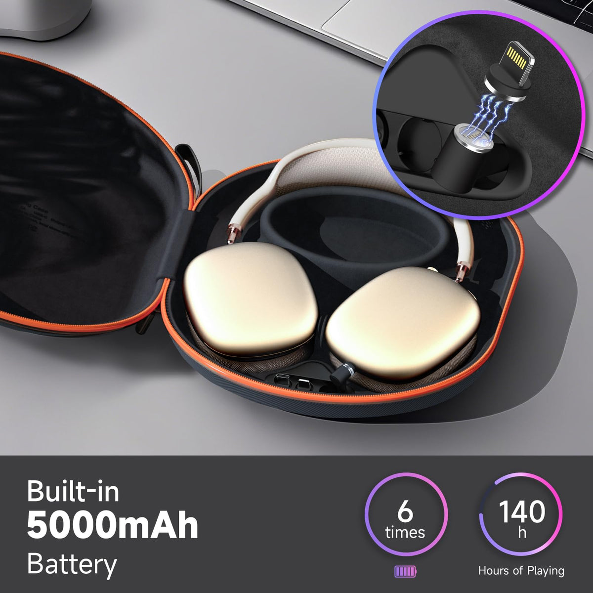 VAWVVA 5000mAh battery powering long listening sessions
