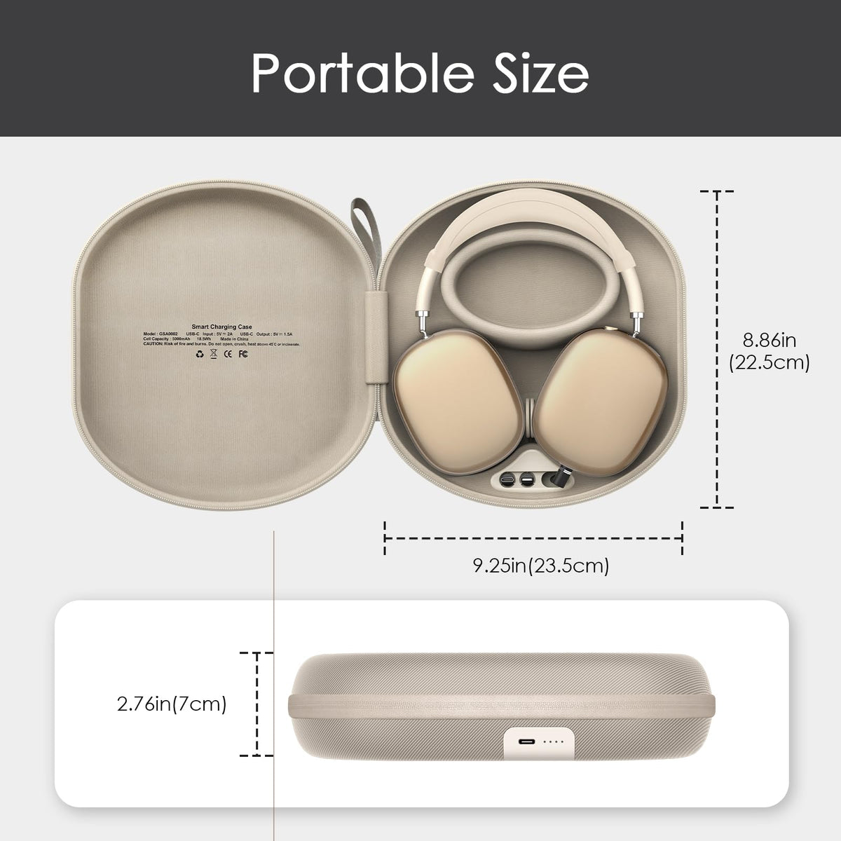 VAWVVA AirPods Max charging-case magnetic charging in action.