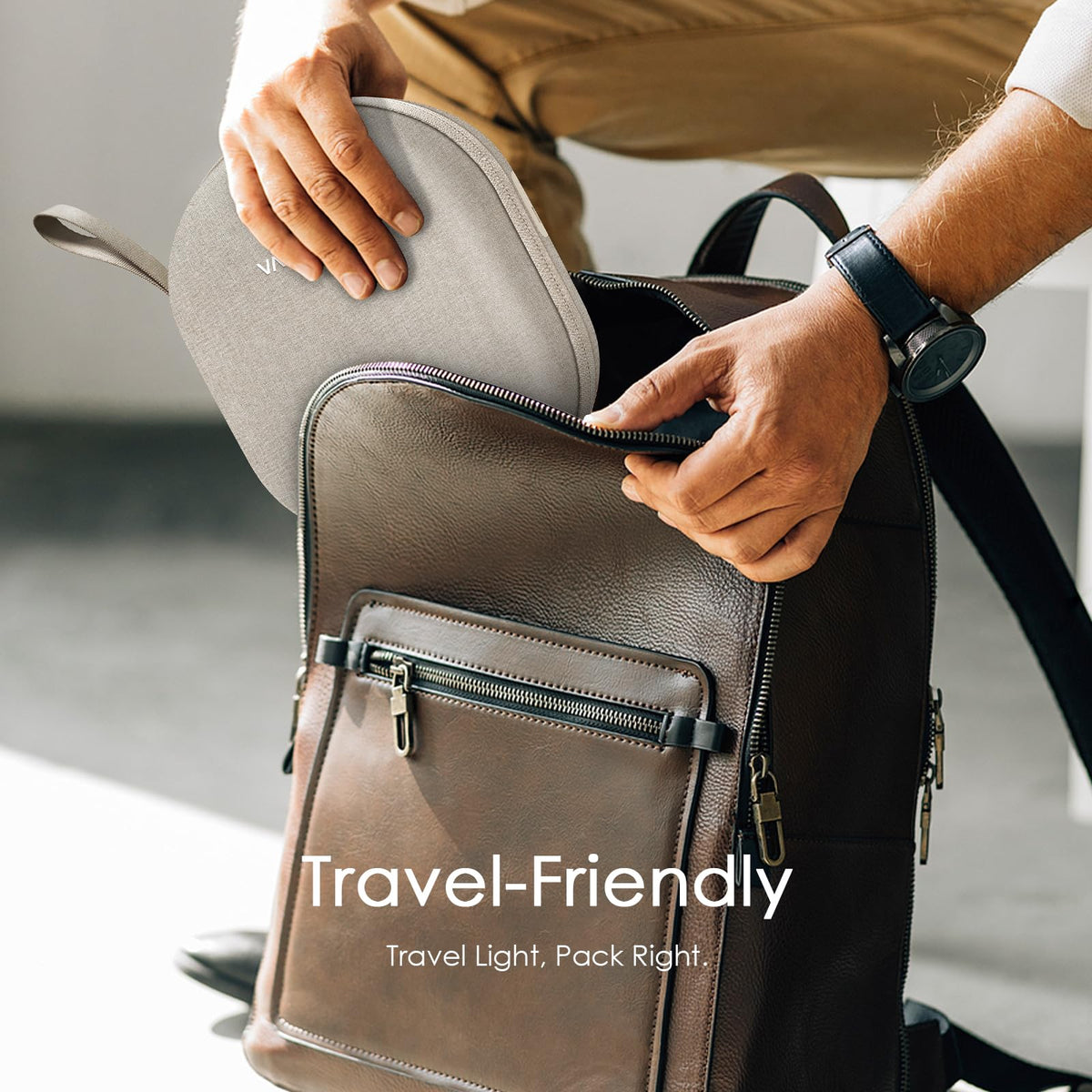 VAWVVA travel-ready case protects AirPods Max while keeping gear organized.