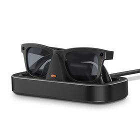 VAWVVA front view charging station showcasing sleek black dock and stable base benefit organization