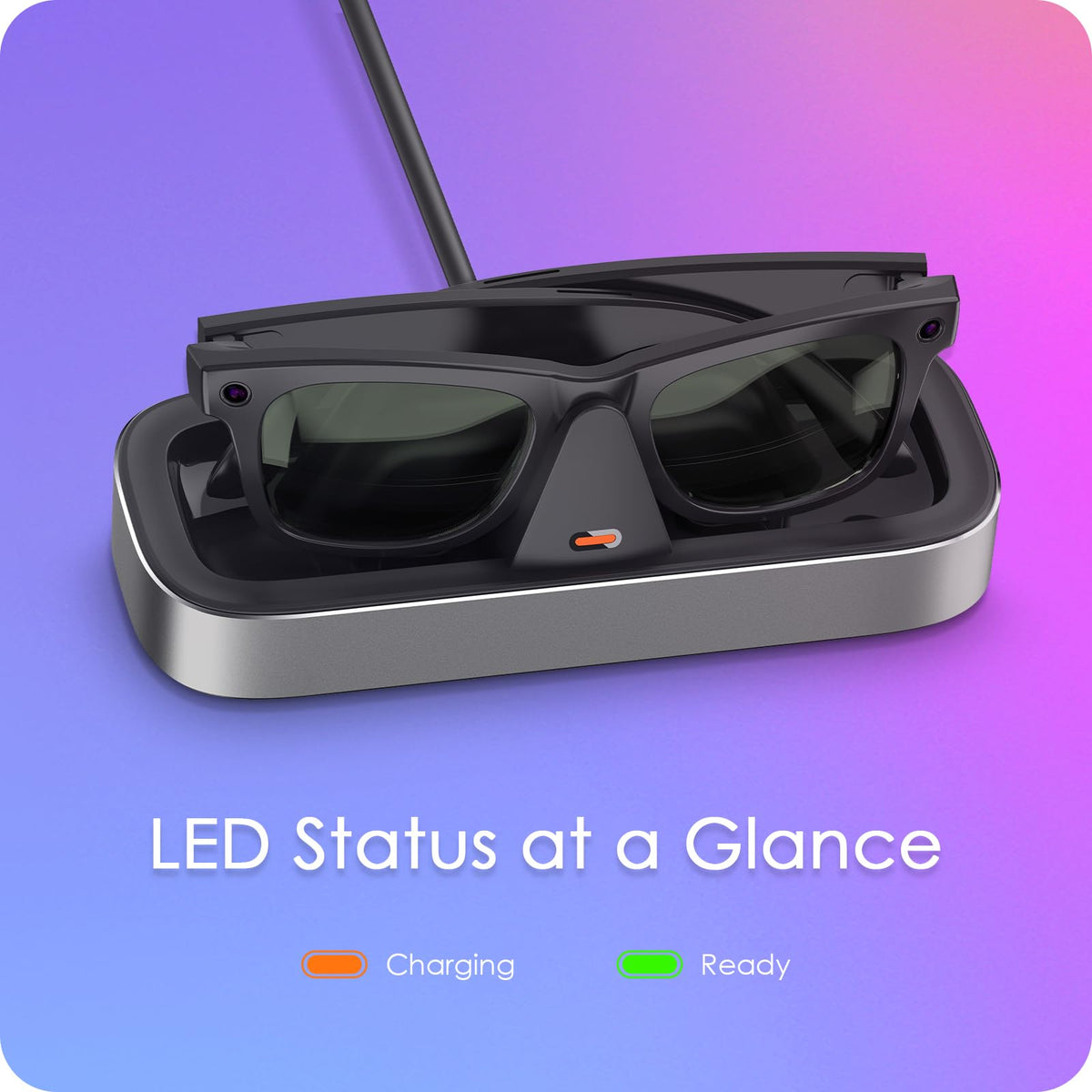 VAWVVA LED indicator with weighted base, visible status and stability benefit