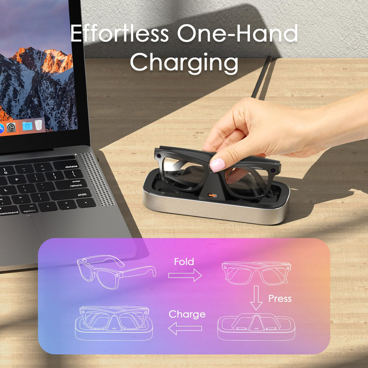 VAWVVA LED indicator illuminated showing clear charging status at a glance