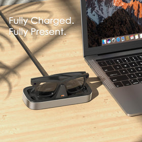 VAWVVA placed on an entryway table with glasses showing organized daily readiness