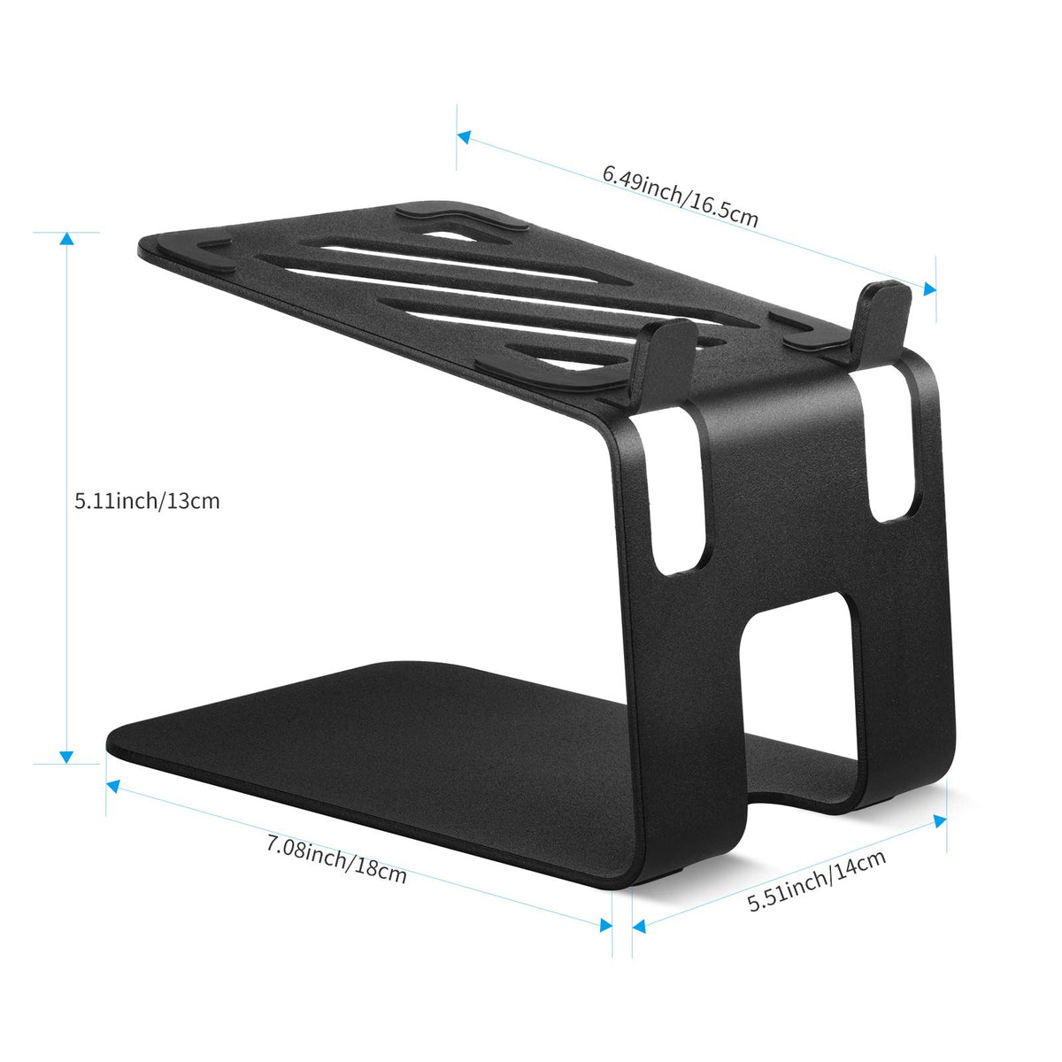 Vaydeer next to a 5-inch speaker to show top plate fit and scale