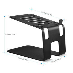 Vaydeer next to a 5-inch speaker to show top plate fit and scale