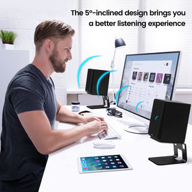 Vaydeer top plate with silicone mat isolating speaker to reduce vibration