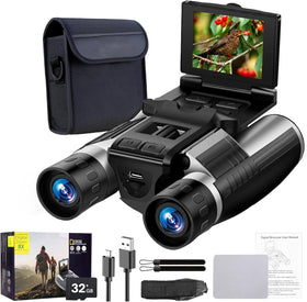 Vazussk binoculars with LCD display for easy framing and quick media review outdoors.