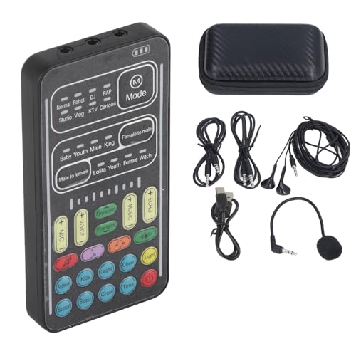 VBESTLIFE Voice Changer Set front view showing compact build for easy transport