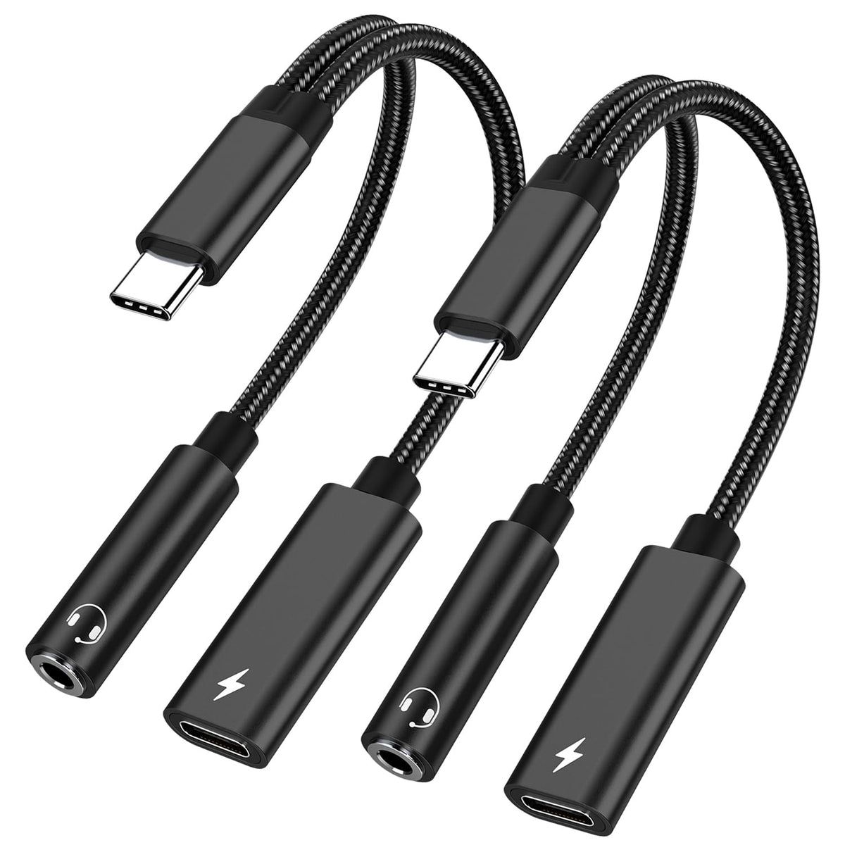Vcddom front packaging showing two adapters and benefits