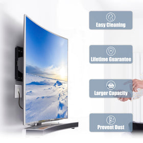 VCE cable management cover conceals HDMI, Ethernet, and coaxial cables