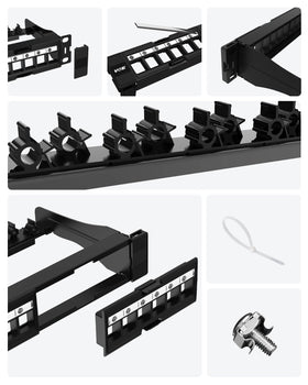 VCE Cat6 Patch Panel ships installation-ready for scalable network upgrades