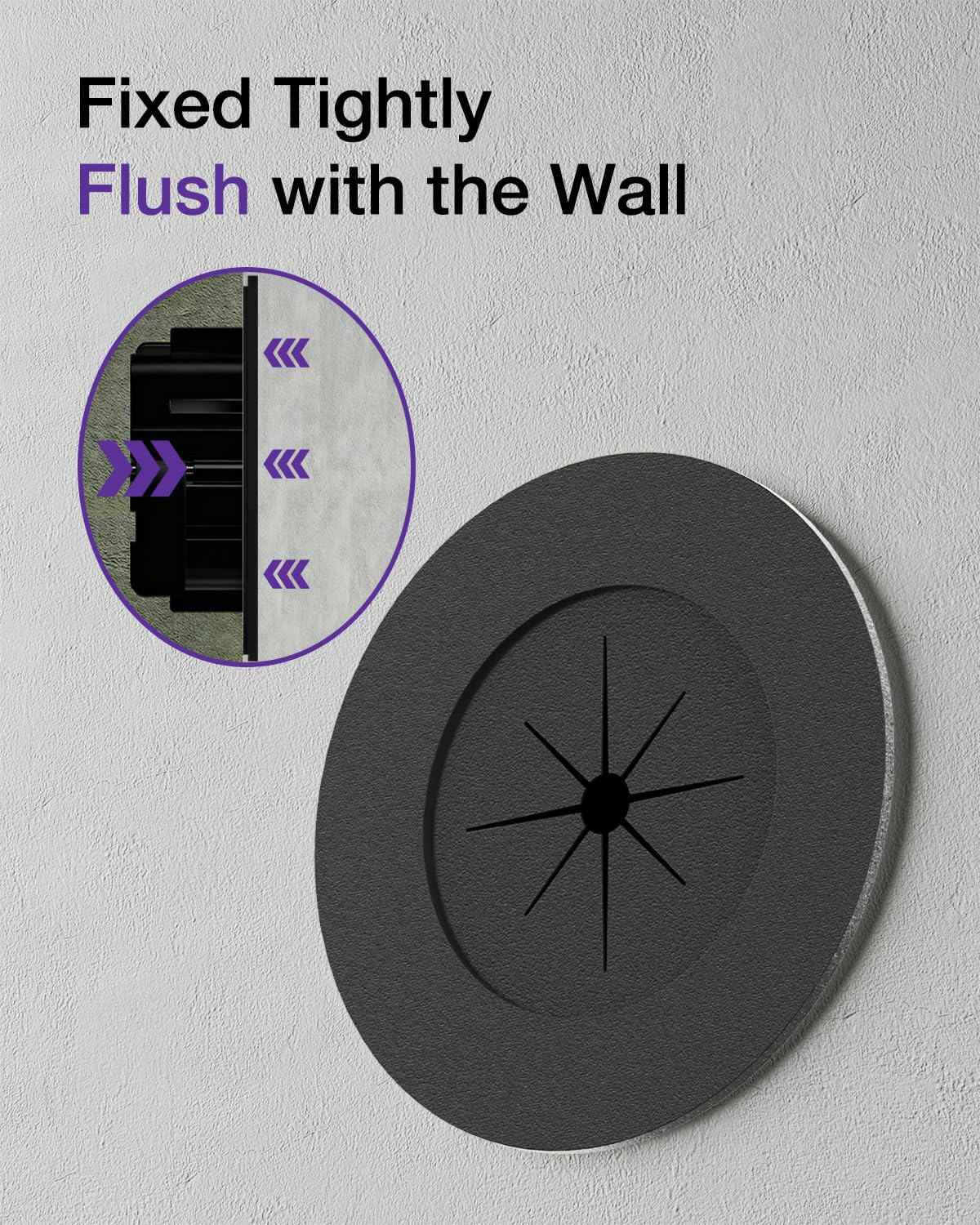 VCELINK drywall hole saw 3-inch shows quick installation with clean grommet fit.