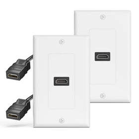 VCELINK HDMI wall plate 1-port enabling tidy, cable-free setup