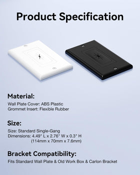 Four-pack VCELINK wall plates ready for quick home theater or media room setup.