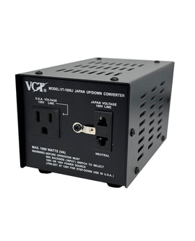 VCT VT-1000J front view for dual voltage conversion 100V to 120V