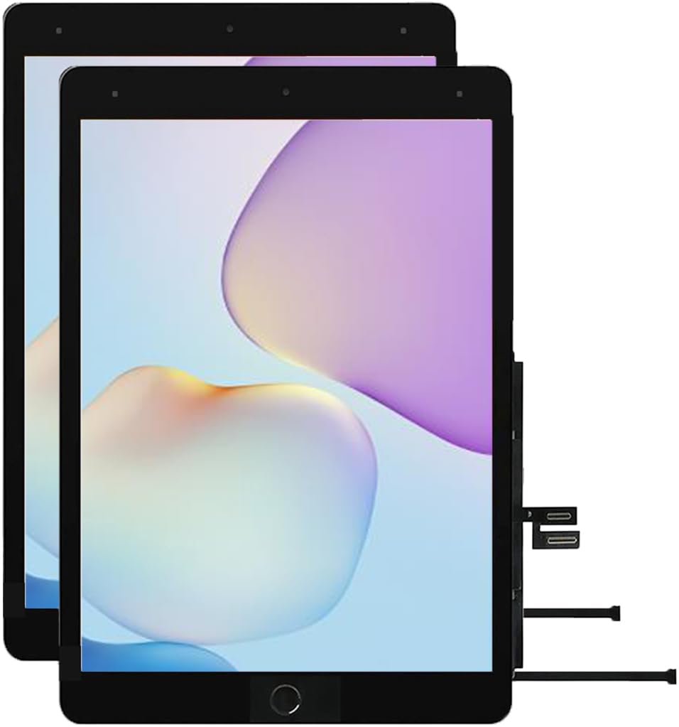 VDASO iPad 9th Gen digitizer front view for seamless replacement