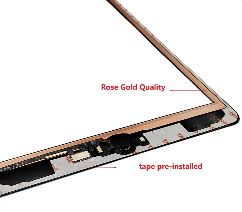 VDASO iPad Air 1st Gen front glass replacement without LCD panel.