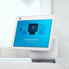 Vebner Adapter for Echo Show 10 with stable power during video calls.