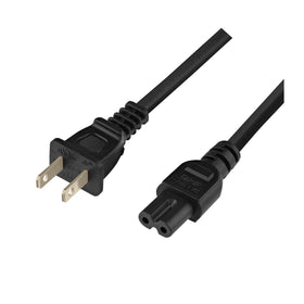 Vebner black power cord blends with entertainment setup.