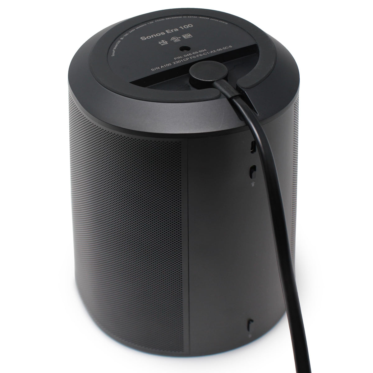 Vebner cable fully extended 12-foot showing flexibility and benefit for distant outlets