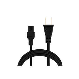 Vebner figure-8 2-slot connector securely fits device power input.