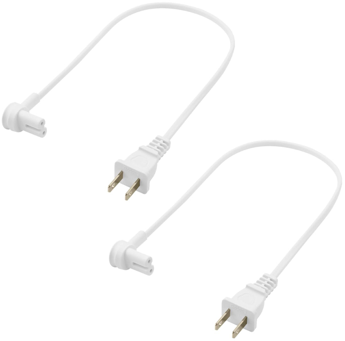 Vebner front view of 2-pack packaging showing compact replacement cords and tidy presentation