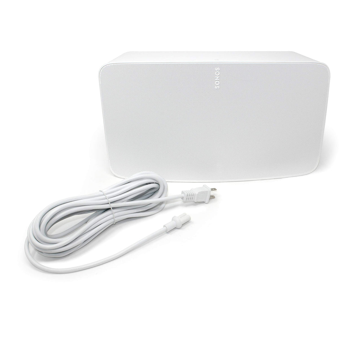 Vebner full 20-foot cable stretched across floor illustrating extra reach and placement freedom