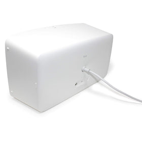 Vebner plug end inserted into wall outlet showing secure connection and stable power delivery