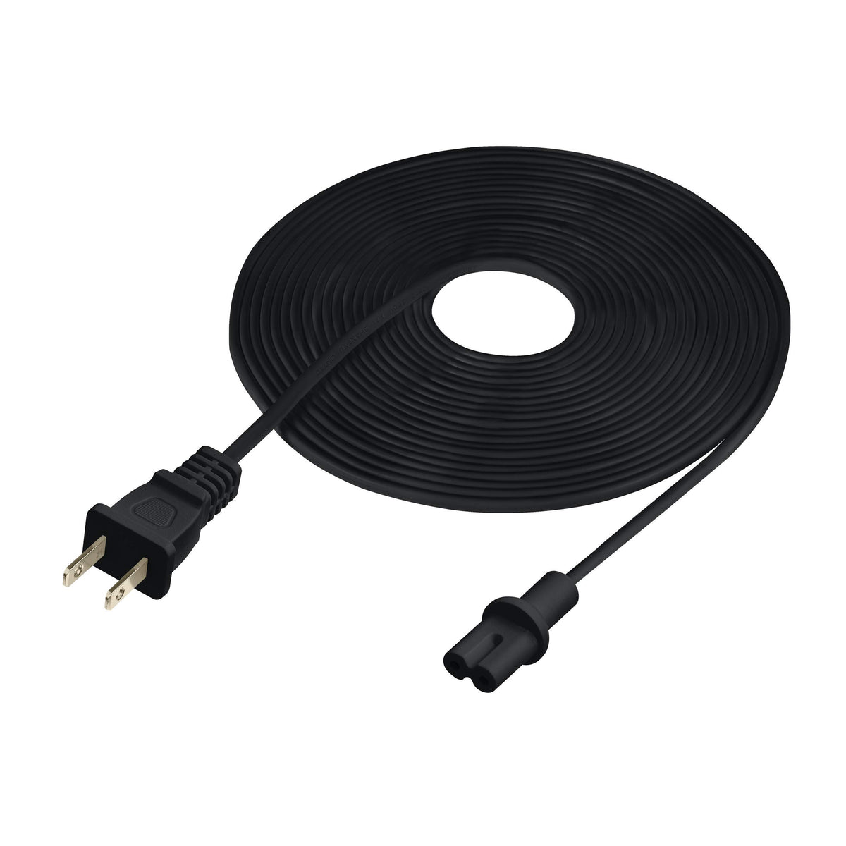 Vebner power cord front view showing full cable and plug, ensures reliable power