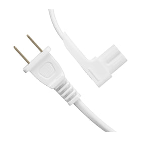 Vebner side view of plug in wall outlet demonstrating low profile fit