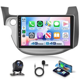 VECHTEL Honda Fit 10-inch screen stereo shows clear navigation