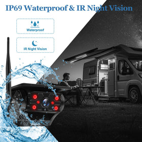 VEKOOTO VK7 2 IP69 waterproof and night vision up to 30 ft