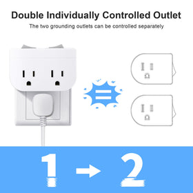 Veeloon independent-switch outlet enables turning devices on or off individually to save power