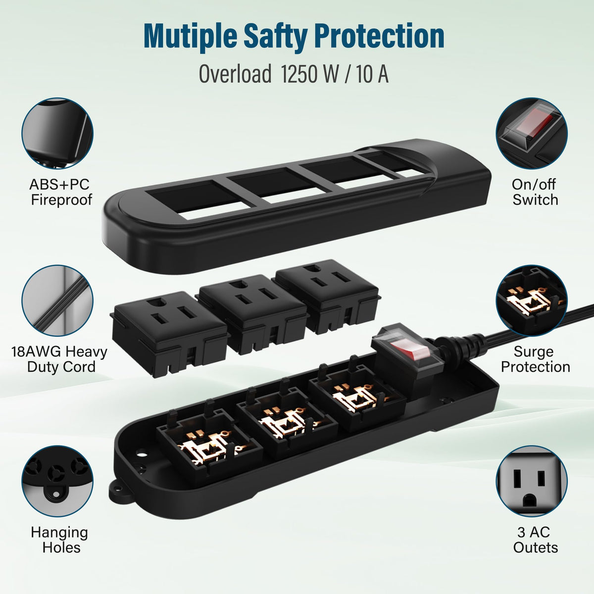 Veeloon weatherproof sockets ensure reliable power access in damp outdoor spaces.