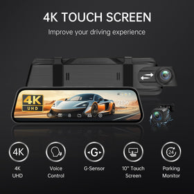 Veement VT10 front camera setup captures wide 4K footage.