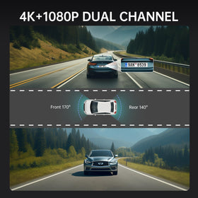 Veement VT10 G-Sensor locks footage on impact for evidence.